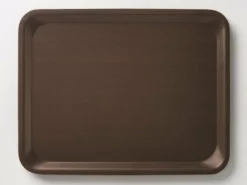 PLATEX Plateau bois compresse marron 46x36 cm Stratifie Best