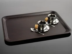 PLATEX Plateau bois compresse marron 46x36 cm Stratifie Best