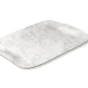 Plateau bois marbre blanc 41x29 cm Papillon - PLATEX Outlet