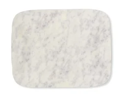 Plateau bois marbre blanc 41x29 cm Papillon - PLATEX Outlet