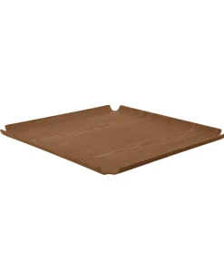 XLBOOM Plateau bois marron 60x45 cm Deck Online