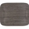 Plateau bois 60x40 cm Papillon - PLATEX Discount