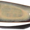 PROOF Plateau à bords incurvés noir porcelaine 29 cm Bogota Hot
