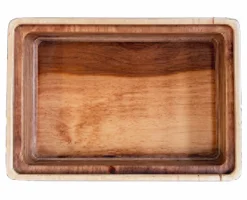 Plateau bouleau 32,5x22,5 cm - DE LA ROCA Outlet