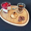 DE LA ROCA Plateau café gourmand irrégulier bouleau 26 cm Sale