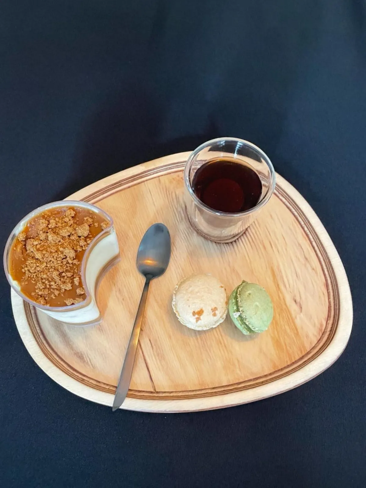 DE LA ROCA Plateau café gourmand irrégulier bouleau 26 cm Sale