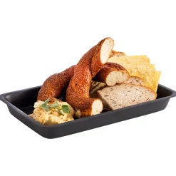 Plateau de présentation acier 255x160x30 mm 0,7 L Levante - APS Discount