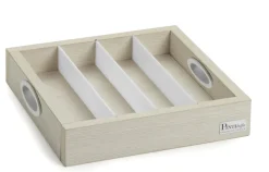 PINTINOX Plateau de présentation bois 30x30x6 cm Compact Outlet