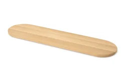 CRASTER Plateau de présentation chêne Ø 21,8 cm 2,5 cm Tilt