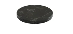 CRASTER Plateau de présentation marbre gris Ø 21,8 cm 2,5 cm Tilt Hot