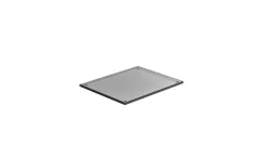 CRASTER Plateau de présentation verre noir 32,5x26,5x2 cm Flow Discount
