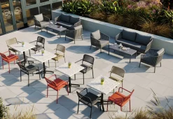 Plateau de table de terrasse rond malaga Ø 60 cm 3,2 cm Werzalit - FLEXMOB Sale