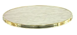 FLEXMOB Plateau de table d'extérieur mermer Ø 60 cm Werzalit Discount