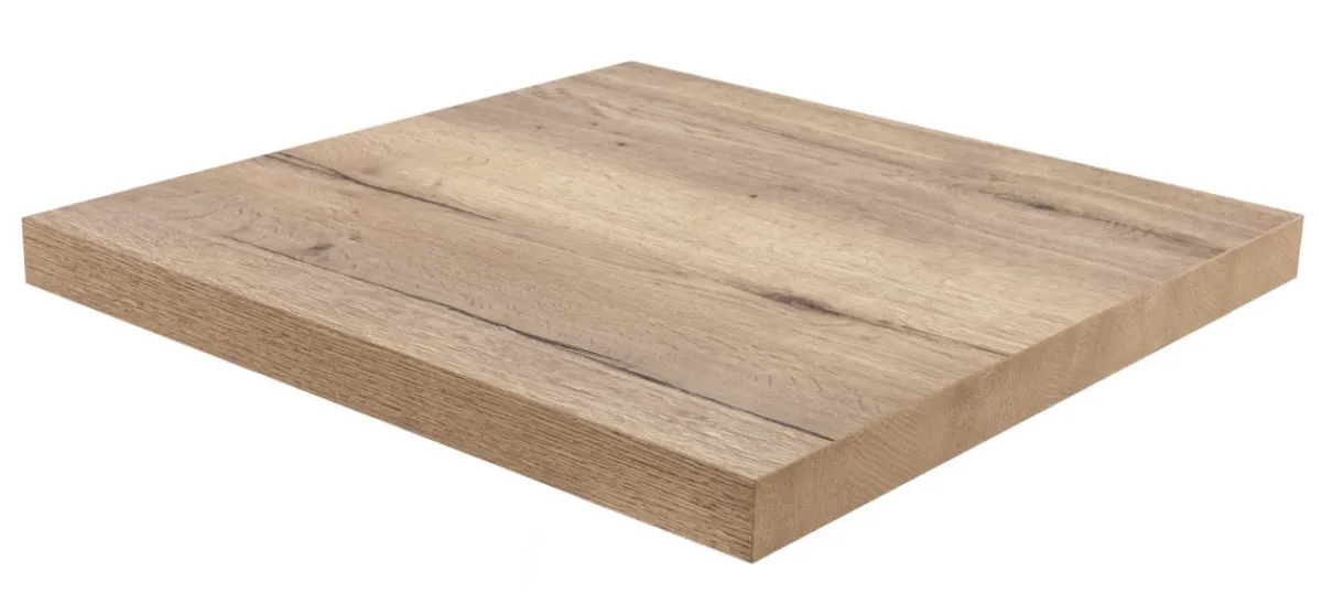 Plateau de table intérieur Chêne clair Ø 120 cm 2,6 cm Halifax - FLEXMOB Hot