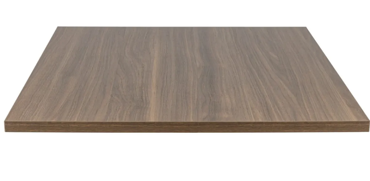 Plateau de table noyer 60x60x2,4 cm Original - FLEXMOB Outlet