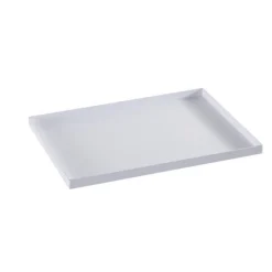 Plateau en carton rectangulaire blanc carton 37,2x27,2x1,7 cm Oxstal (20 pièces) - PRO.MUNDI Clearance