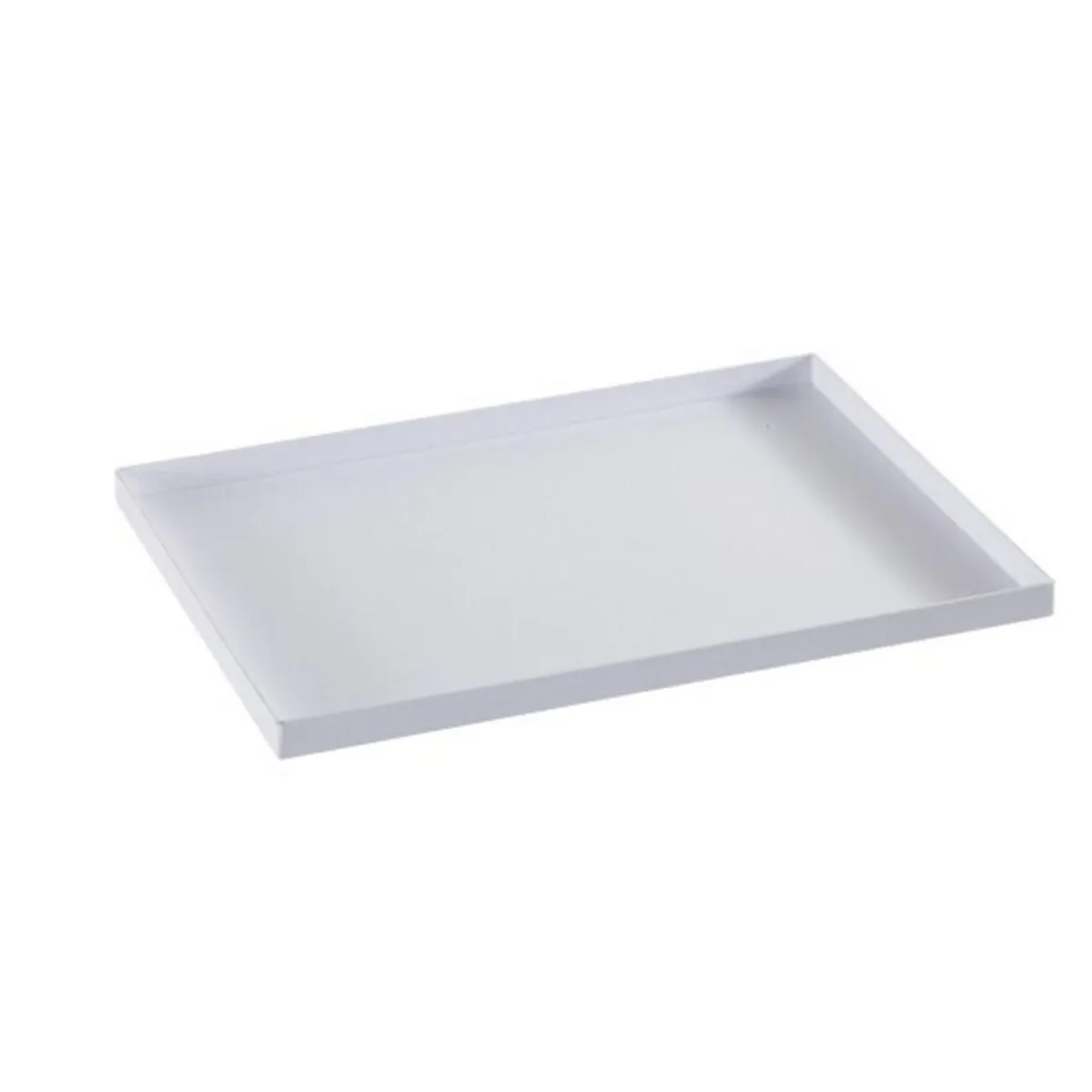 PRO.MUNDI Plateau en carton rectangulaire blanc carton 28,7x18,6x1,7 cm Oxstal (40 pièces) Online
