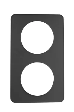 Plateau GN1/1 acrylique noir 53x32,5 cm Evento - DEGRENNE Discount