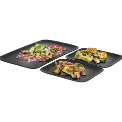 Plateau GN1/2 mélamine noir 32,5x26,5x2,5 cm Nero - APS Discount