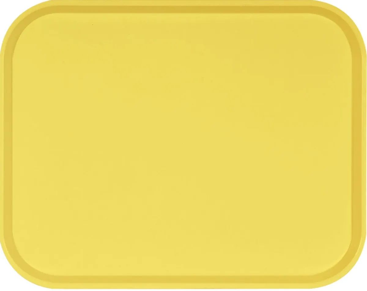 Plateau GN1/2 polyester jaune 32,5x26,5 cm Poly Str - PLATEX Best