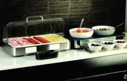 DEGRENNE Plateau GN1/2 porcelaine blanc 32,5x26,5 cm Evento Outlet