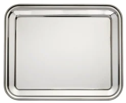 Plateau inox 25,8x20,2 cm Traiteur - PRO.MUNDI Discount