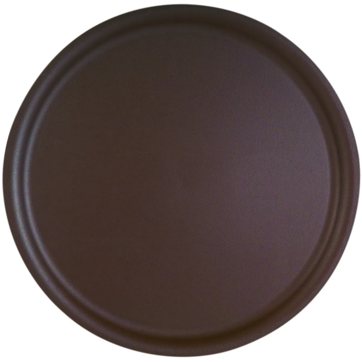 Plateau limonadier polyester marron Ø 45 cm - PLATEX Hot