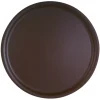 Plateau limonadier polyester marron Ø 36 cm - PLATEX Discount
