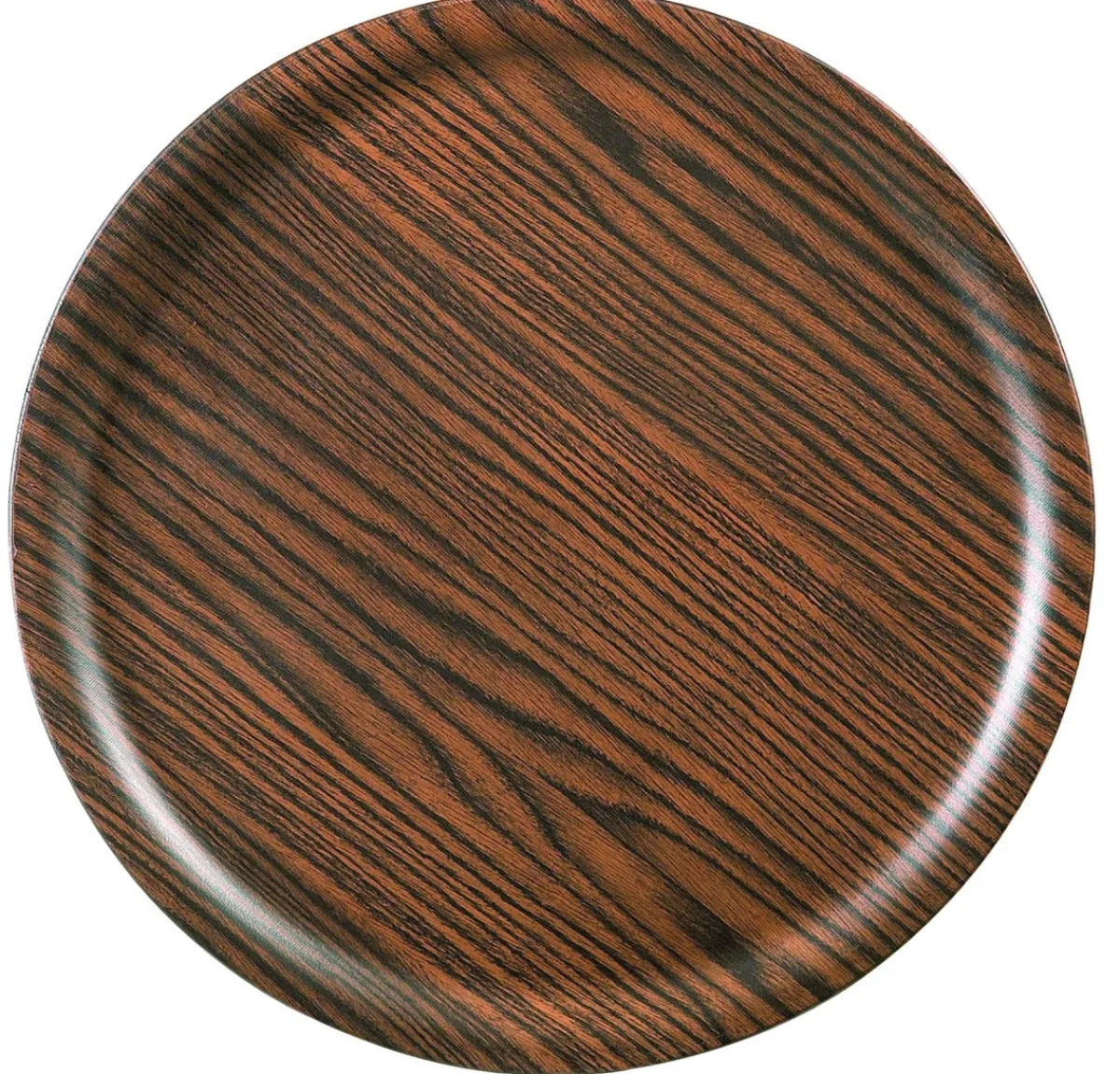 PLATEX Plateau limonadier polyester marron Ø 45 cm New