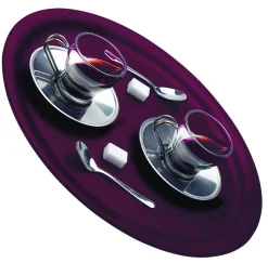 PLATEX Plateau limonadier polyester violet Ø 36 cm New