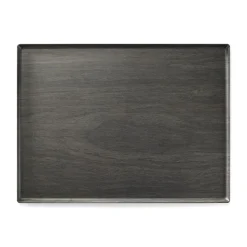 Plateau mélamine marron 40x30 cm Matt - PLATEX Hot
