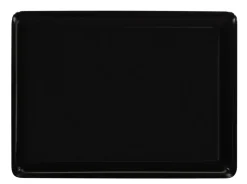 Plateau mélamine noir 27x20 cm Plateau S - PLATEX Online
