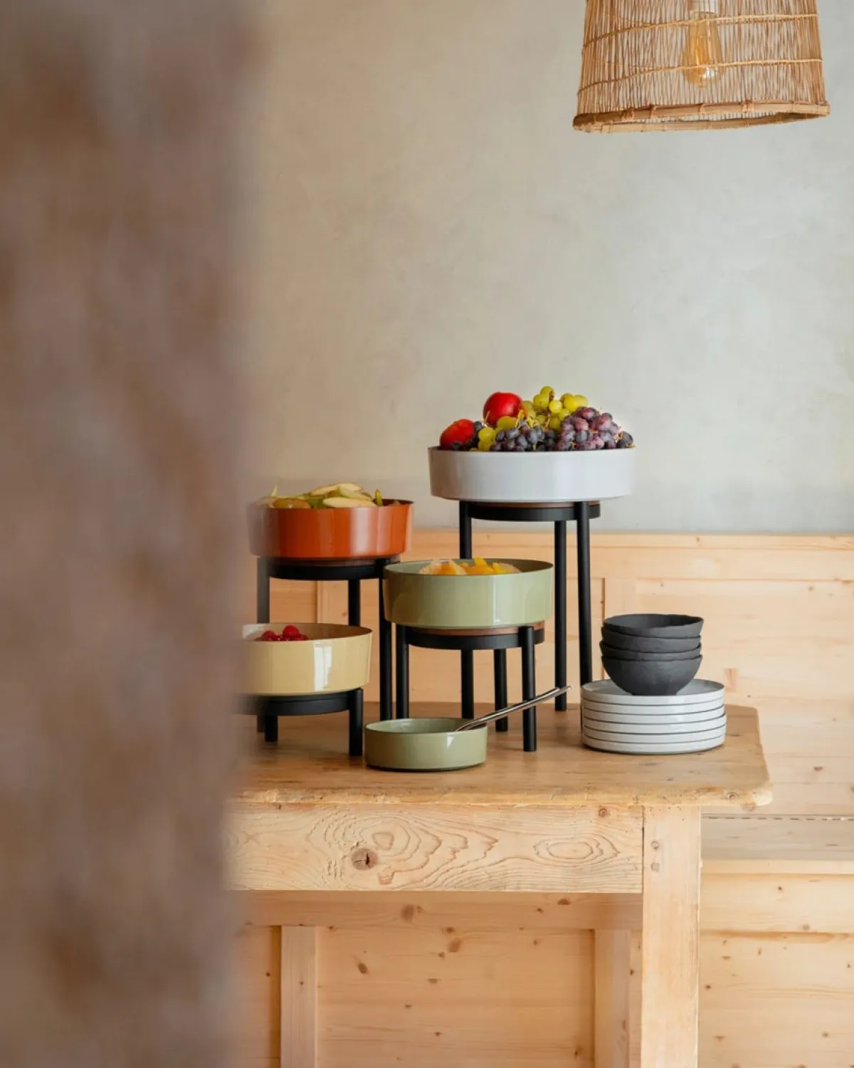Plateau noyer Ø 20 cm 1 cm En Scène - REVOL Best
