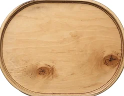 Plateau ovale bouleau 35 cm - DE LA ROCA Sale