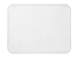 PLATEX Plateau polyester blanc 46x36 cm Poly Str Profil Mat 2 Outlet