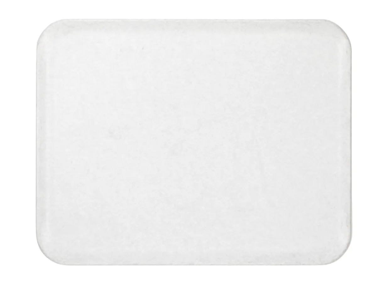 PLATEX Plateau polyester blanc 46x36 cm Poly Str Profil Mat 2 Outlet