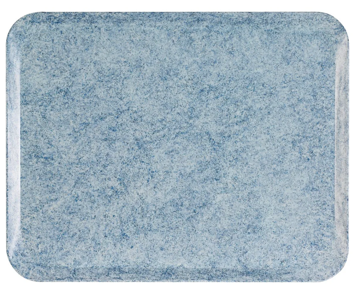 Plateau polyester bleu 46x36 cm Poly Str - PLATEX Best