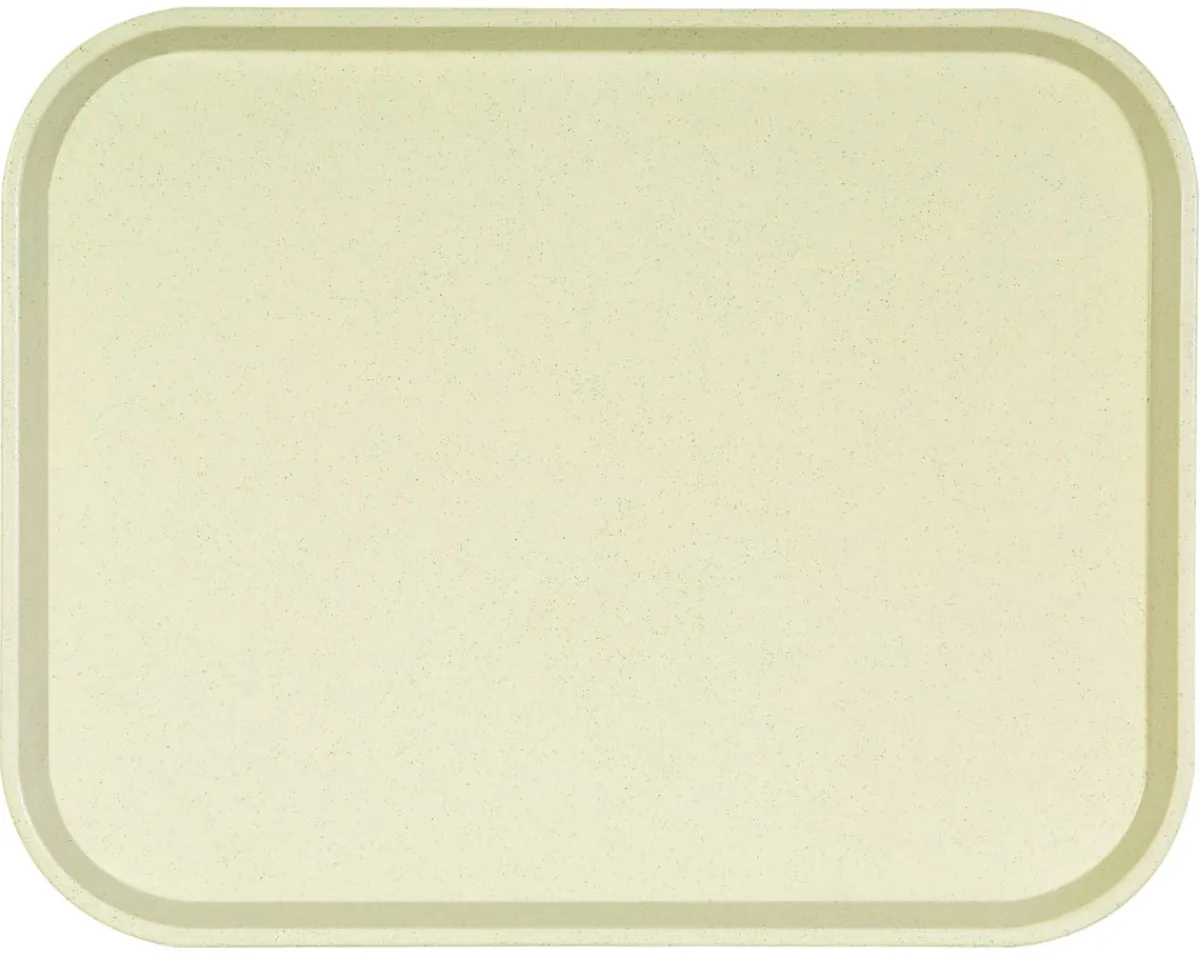 Plateau polyester jaune 41x30 cm Poly One - PLATEX Online
