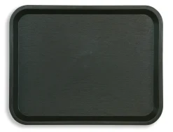 PLATEX Plateau polyester noir 35x27 cm Fast Food Clearance
