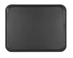 Plateau polyester noir 32,5x26,5 cm Poly Str Profil Mat 2 - PLATEX Online