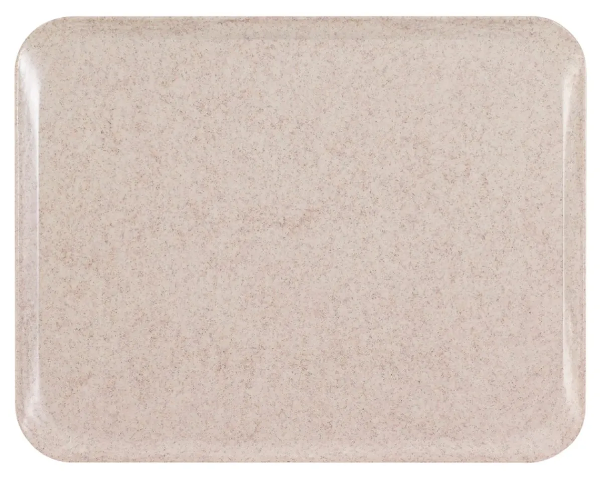 PLATEX Plateau polyester rose 40x30 cm Poly Str Hot