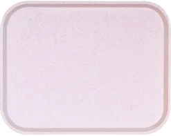 PLATEX Plateau polyester rose 41x30 cm Poly One Hot
