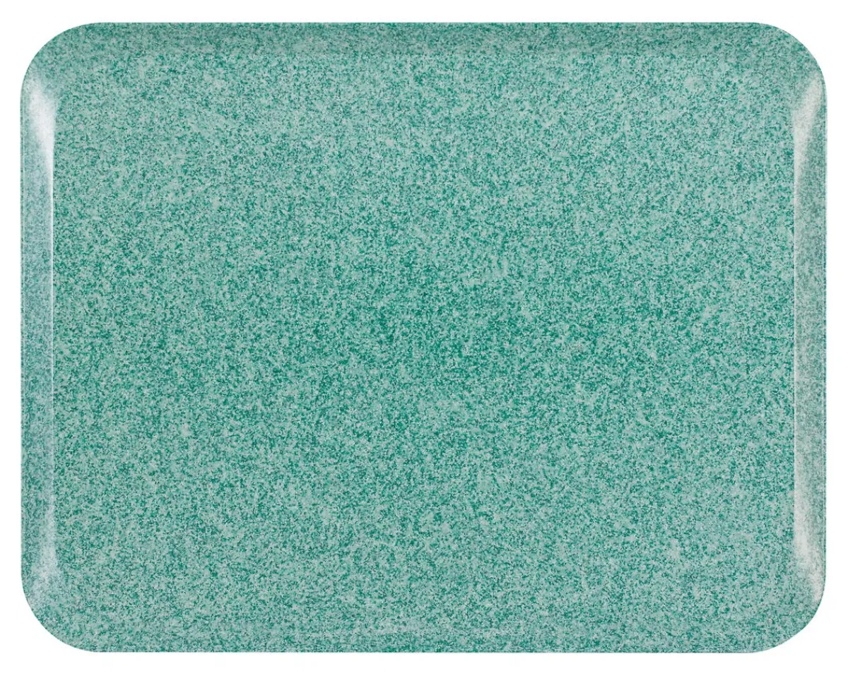 Plateau polyester vert 46x36 cm Poly Str - PLATEX New