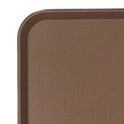 CAMBRO Plateau polypropylène (pp) marron 34,5x26,5 cm Fast Food Discount