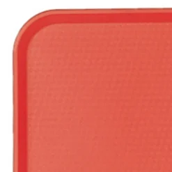 CAMBRO Plateau polypropylène (pp) rouge 46x36 cm Fast Food Hot