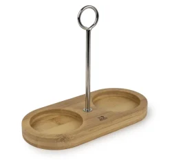 Plateau pour moulins à sel/poivre ovale Bambou 18,5x8,5 cm Paris Classique - PEUGEOT SAVEURS Hot