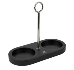 PEUGEOT SAVEURS Plateau pour moulins à sel/poivre ovale noir 18,5x8,5 cm Paris Classique Online