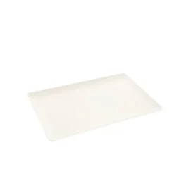 PRO.MUNDI Plateau rectangulaire brun bagasse 26x18,5x1,2 cm Oxstal (200 pièces) Best