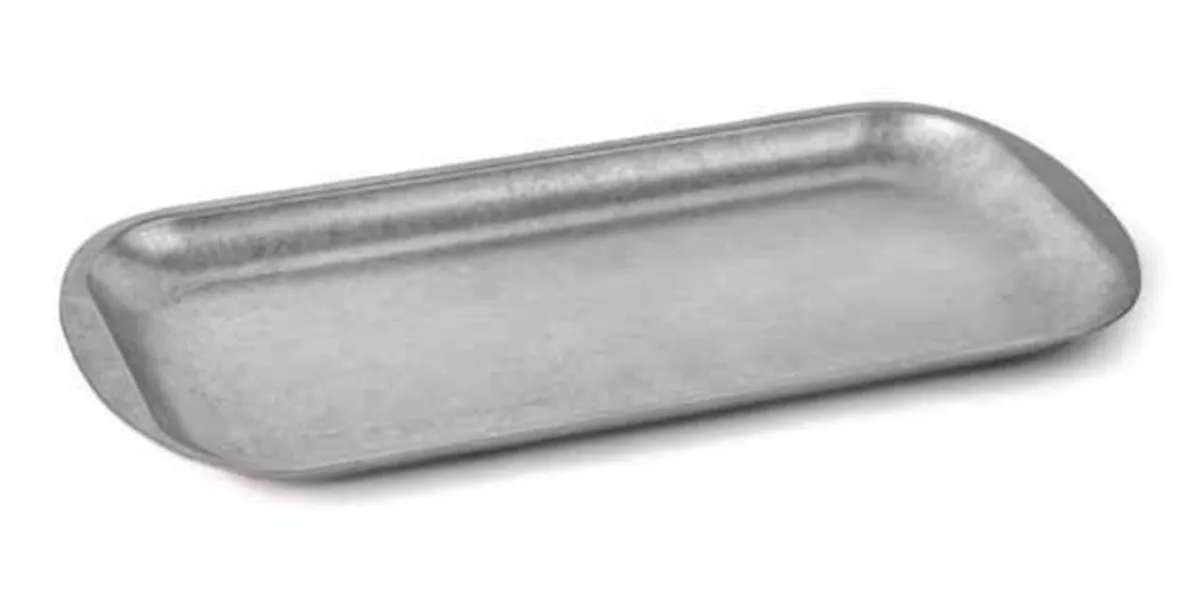 PUJADAS Plateau rectangulaire inox 33 cm Vintage Outlet