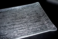Plateau rectangulaire transparent acrylique 40 cm Pap Glace - PLATEX Online